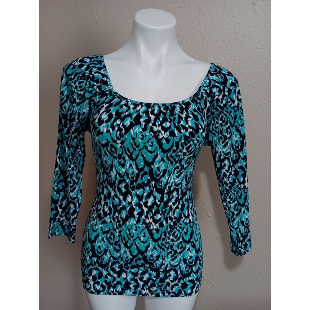 Ann Taylor Teal Blouse Top